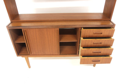 Libreria  design svedese vintage anni 60 [sw28716] misure L.120 H.160 P.38