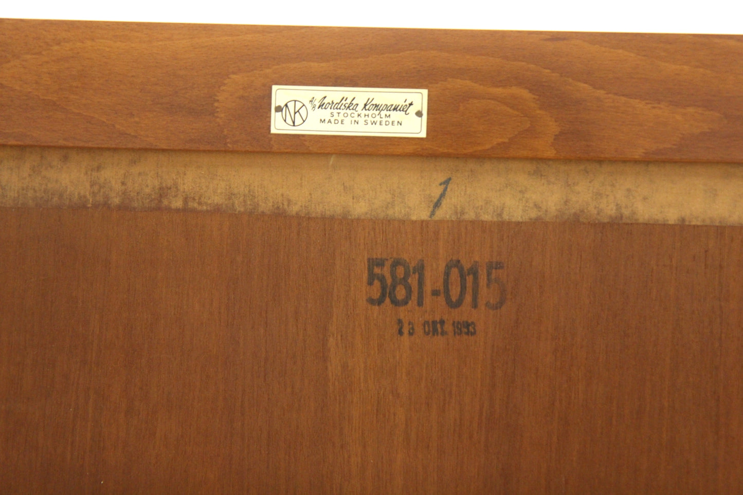 Libreria "Futura" David Rosén design danese vintage anni 50 [sw28718] misure L.60 H.199 P.40
