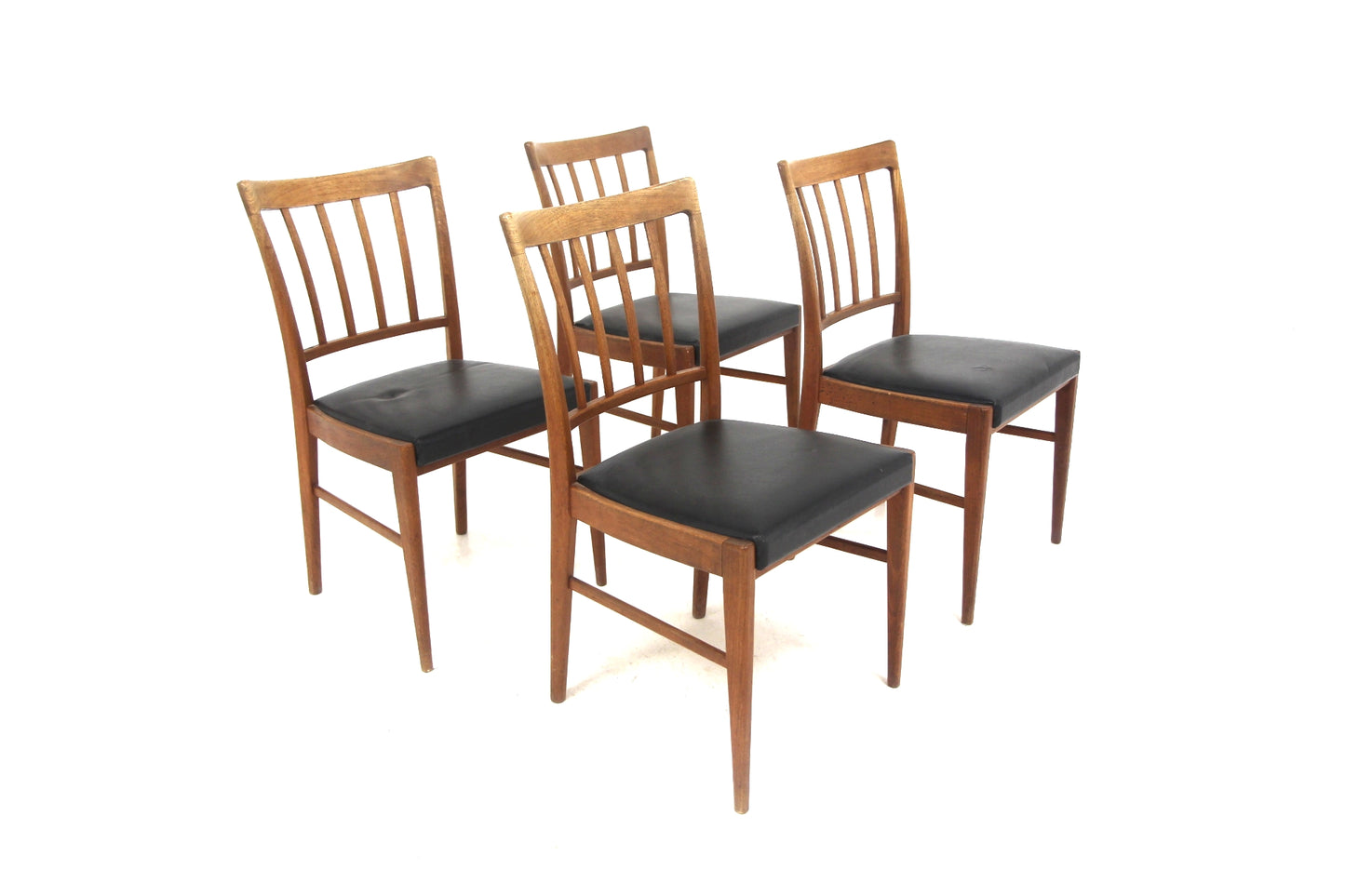 Set 4 sedie design svedese vintage anni 60 [sw28735] misure L.45 H.82 P.51