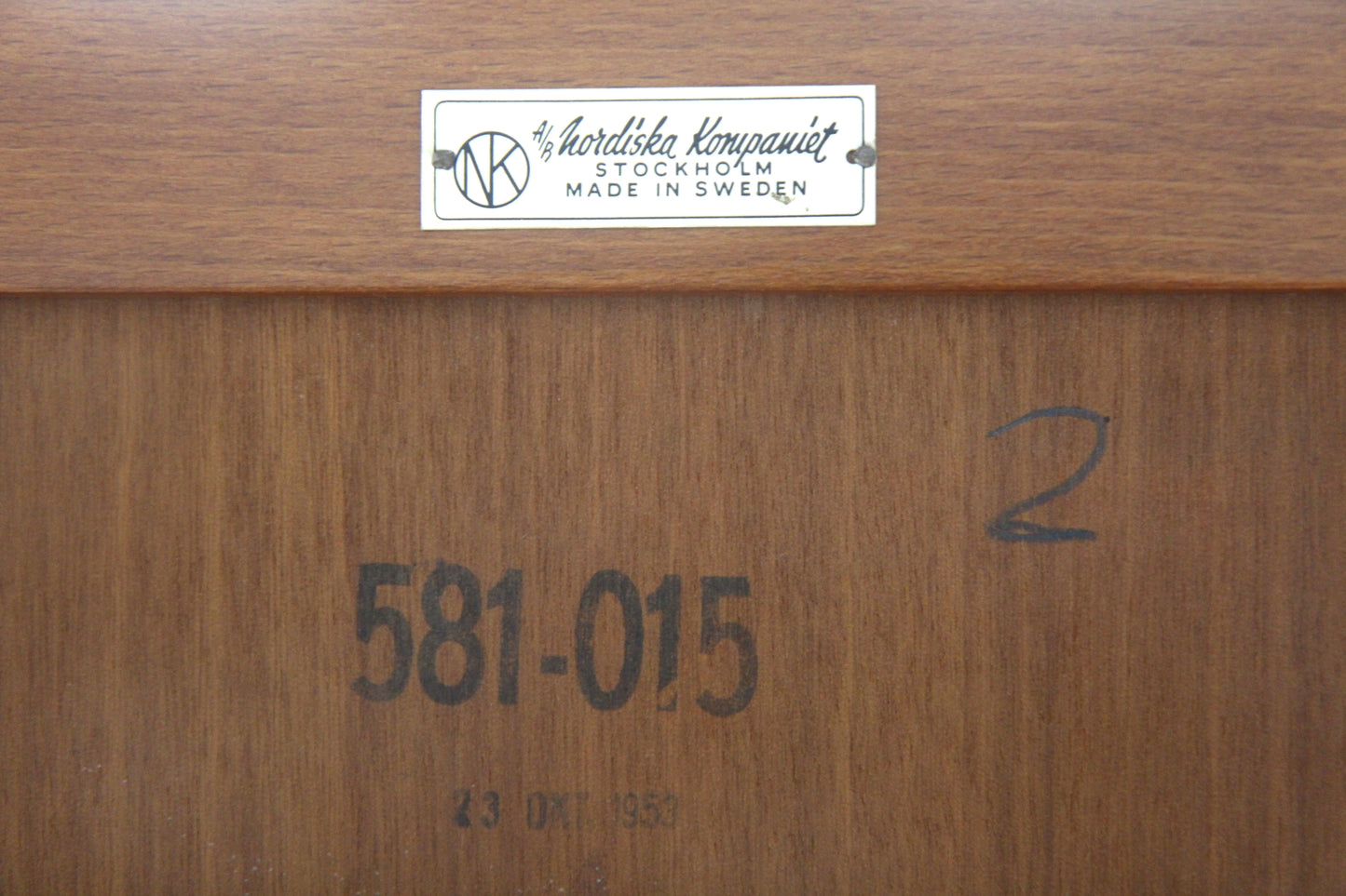 Libreria "Futura" David Rosén design danese vintage anni 50 [sw28737] misure L.60 H.199 P.40