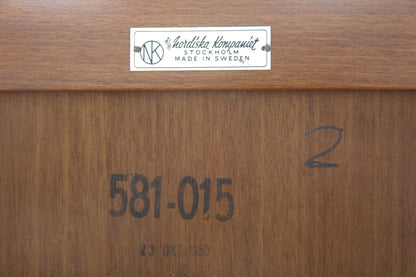 Libreria "Futura" David Rosén design danese vintage anni 50 [sw28737] misure L.60 H.199 P.40