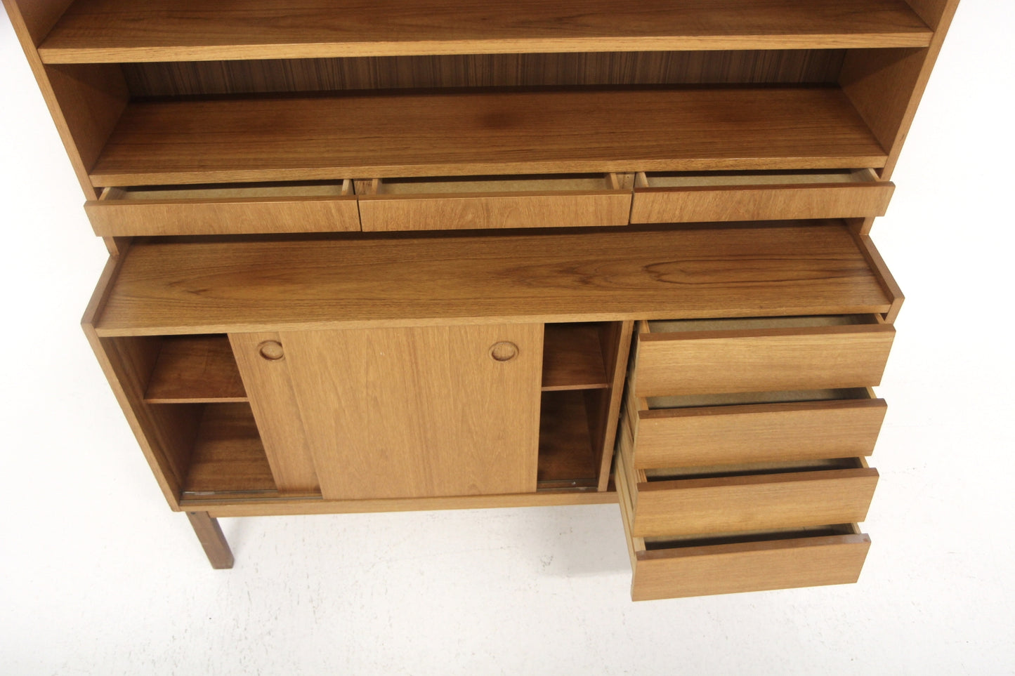 Libreria design danese vintage anni 60 [sw28765] misure L.120 H.163 P.38