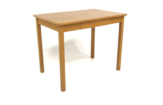 Scrivania piccola quercia design svedese vintage anni 70 | sw28793