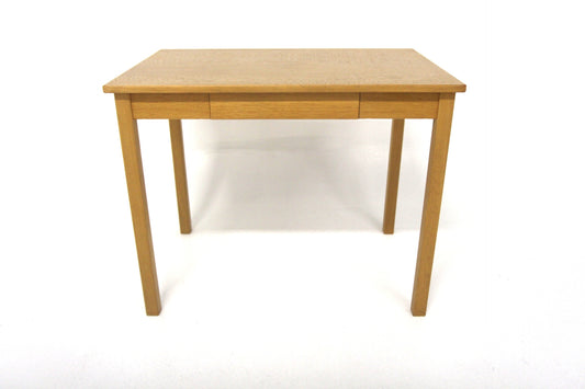 Scrivania piccola quercia design svedese vintage anni 70 | sw28793