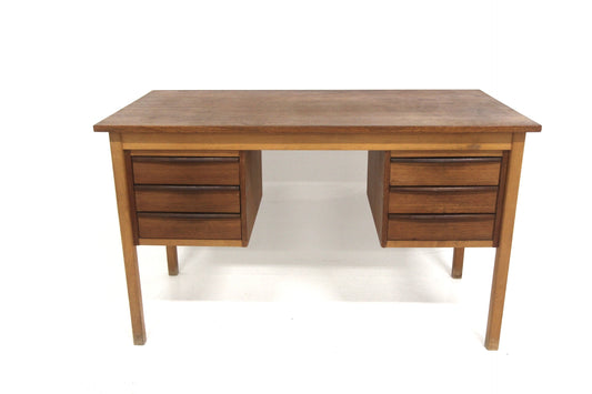Scrivania design svedese teak faggio vintage anni 60 | sw28824