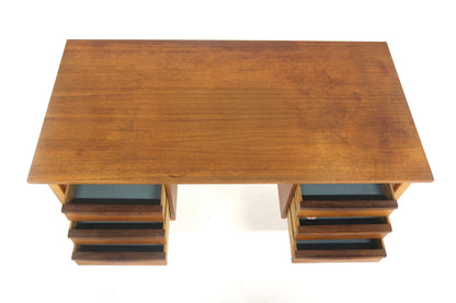 Scrivania design svedese teak faggio vintage anni 60 | sw28824