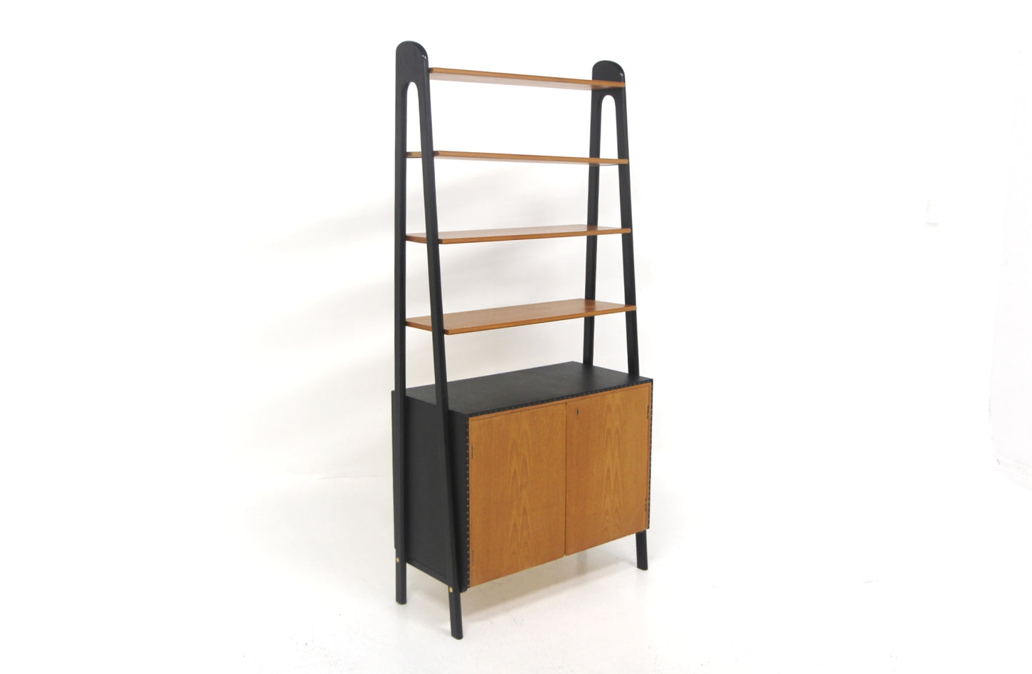Libreria teak nero design danese 1950 | sw28852