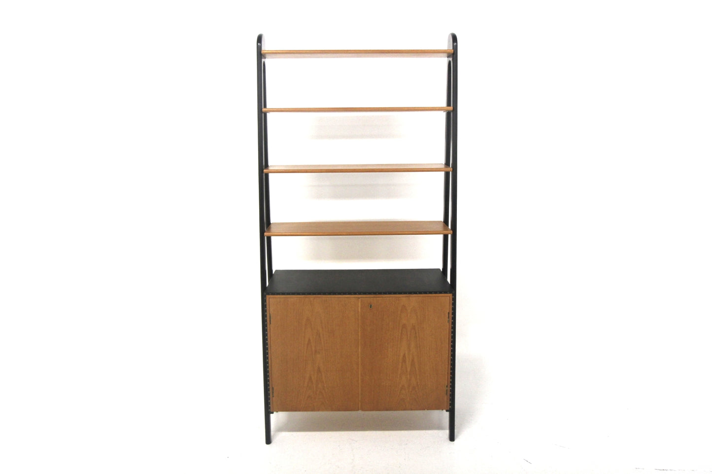 Libreria teak nero design danese 1950 | sw28852