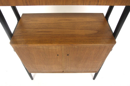 Libreria teak nero design danese 1950 | sw28862