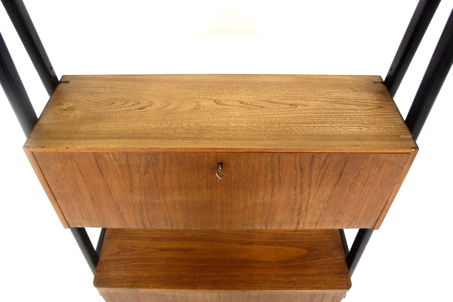 Libreria teak nero design danese 1950 | sw28862