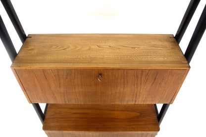 Libreria teak nero design danese 1950 | sw28862