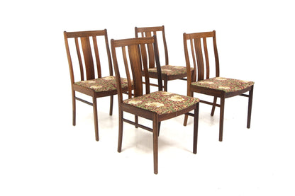 Set 4 sedie palissandro design svedese anni 60 | sw28890