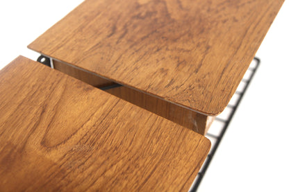 Comodini coppia - mensole design svedese vintage anni 50 teak | sw28899