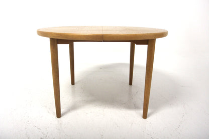Tavolo rotondo danese quercia vintage 1970 | sw28918