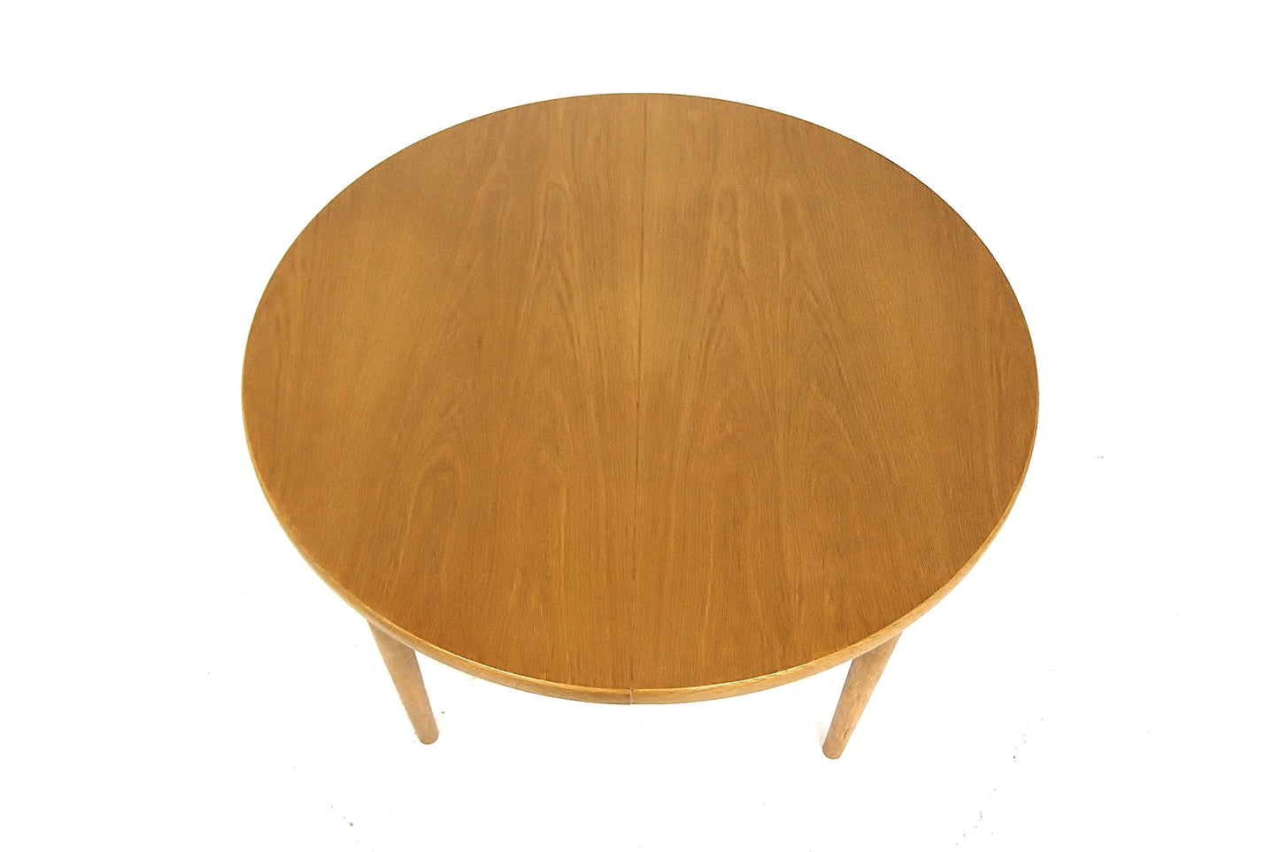 Tavolo rotondo danese quercia vintage 1970 | sw28918