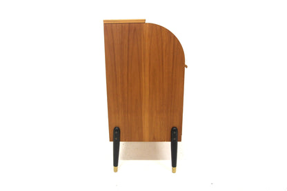 Scrittoio tondo AB Bröderna Gustavssons Träindustri design svedese vintage anni 50 | sw28924