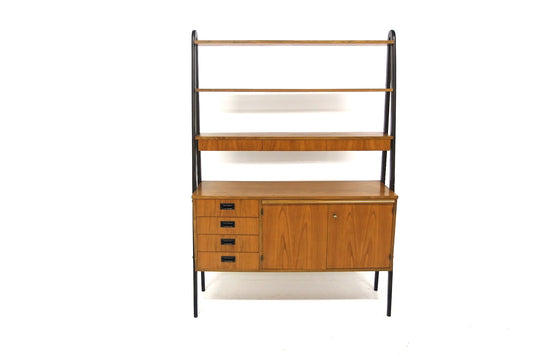 Libreria teak nero design danese 1950 | sw28942