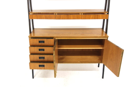 Libreria teak nero design danese 1950 | sw28942