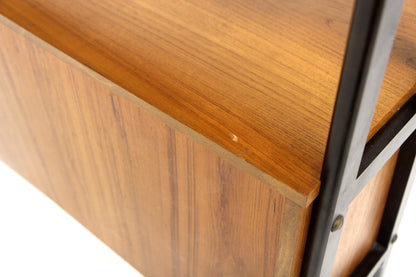 Libreria teak nero design danese 1950 | sw28942