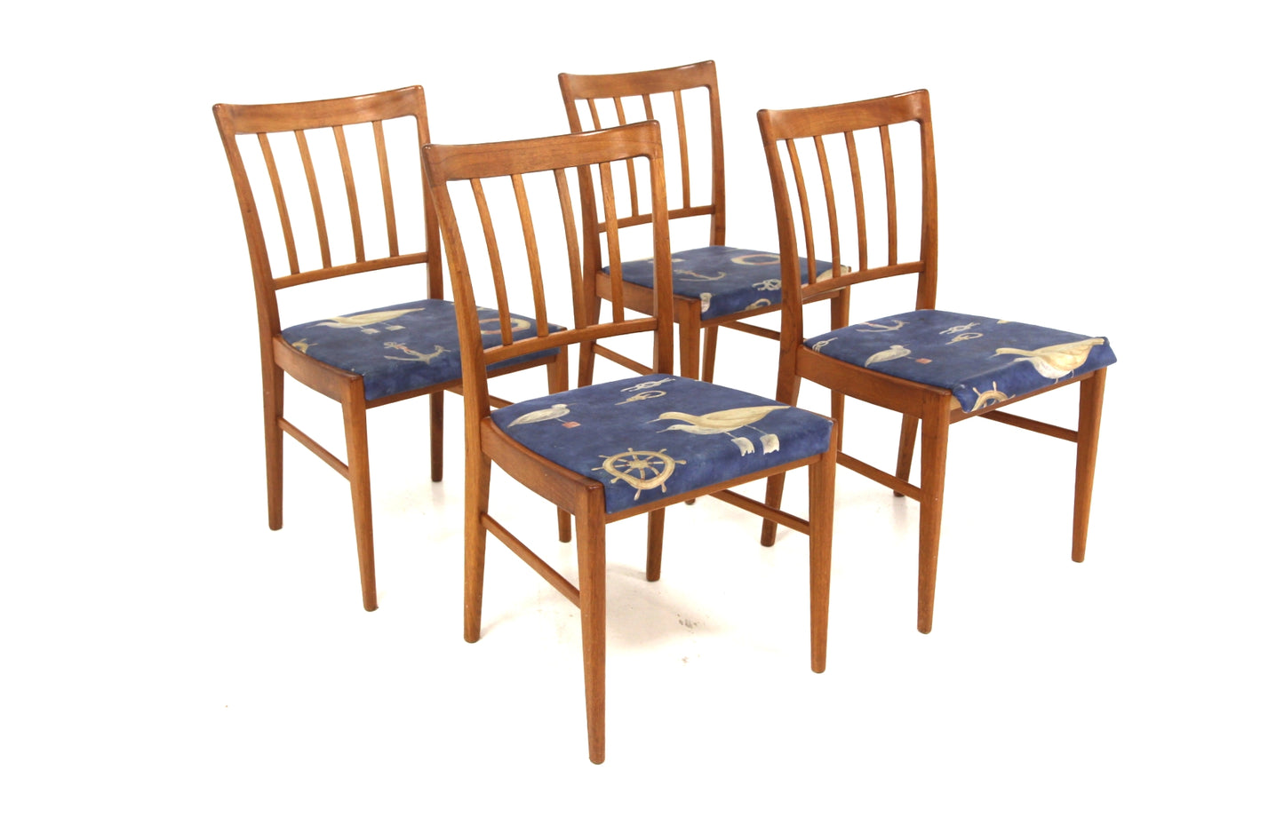 Set 4 sedie design svedese anni 60 teak | sw29005