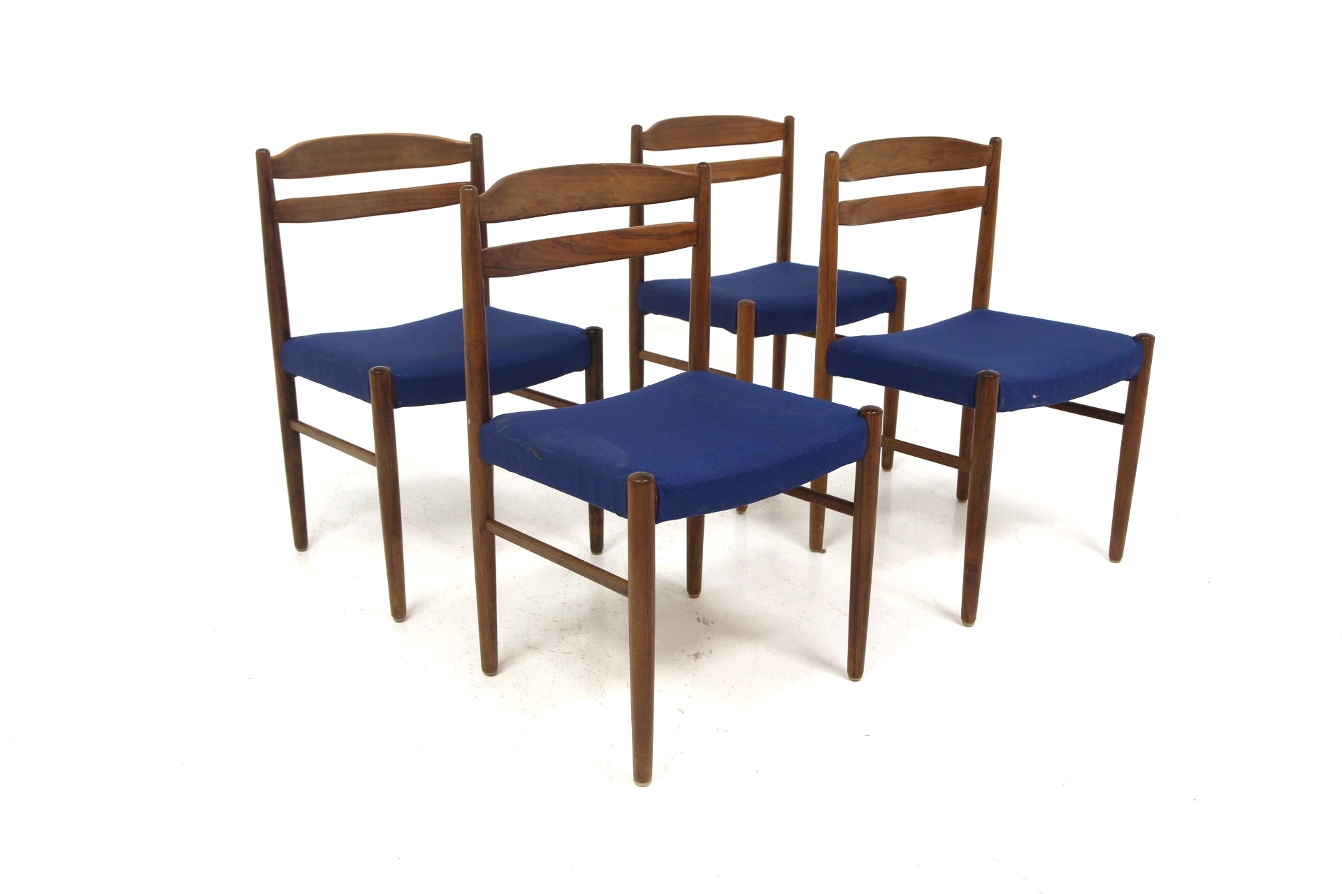 Set 4 Sedie Albert Johansson & Söner design svedese anni 60 palissandro | sw29024