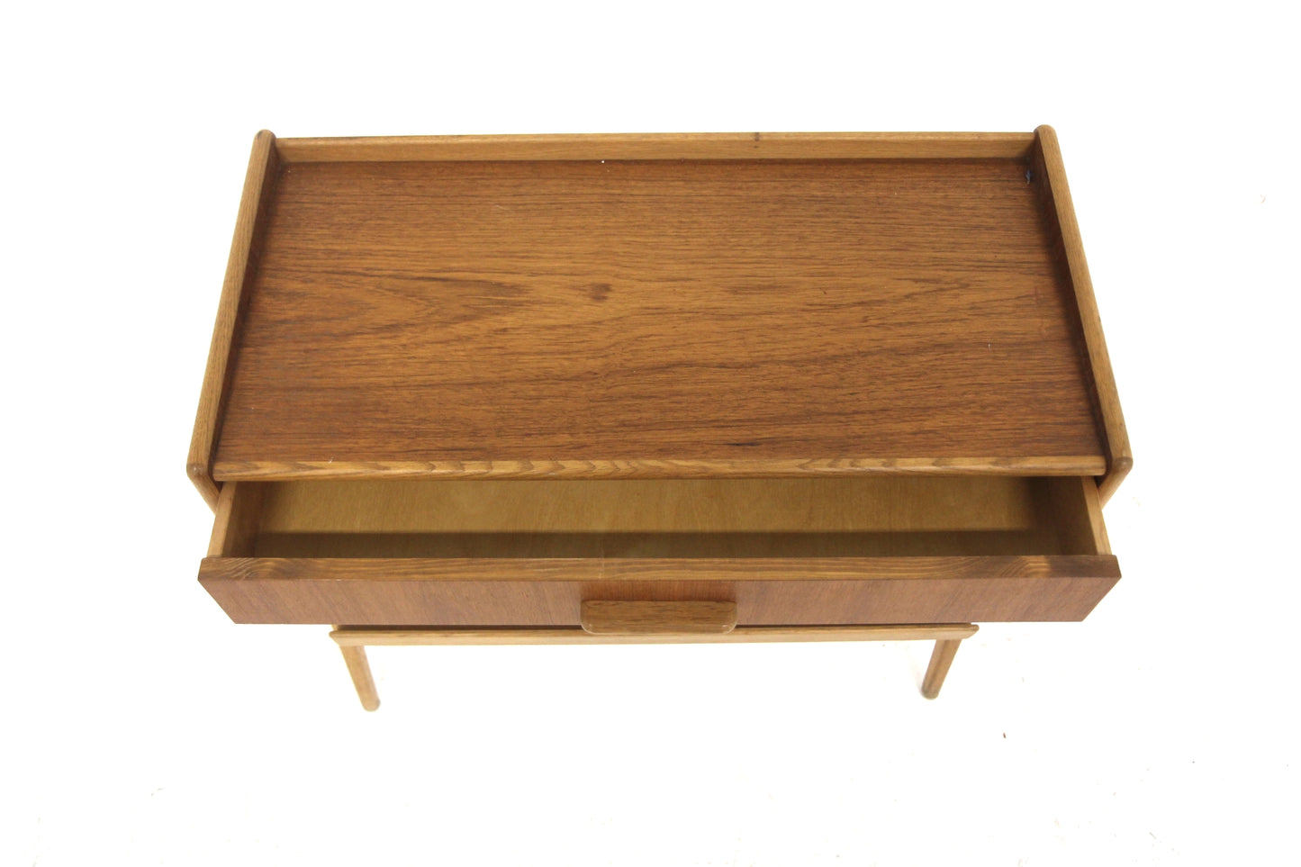 Comodino teak quercia design svedese anni 60 | sw29051