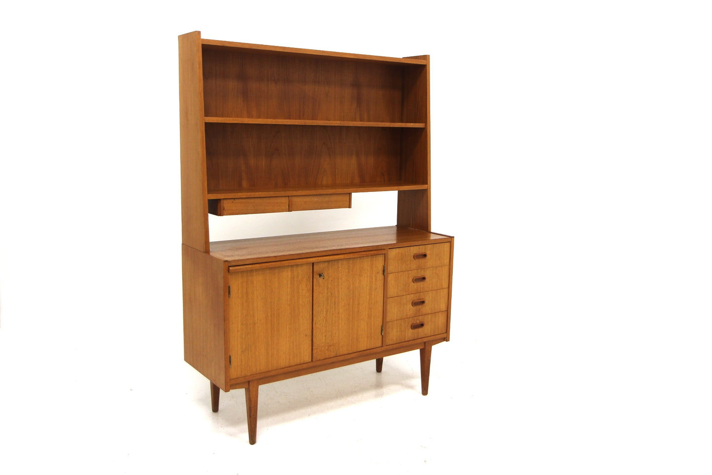 Libreria credenza 119x163cm teak danese anni 60 | sw29062
