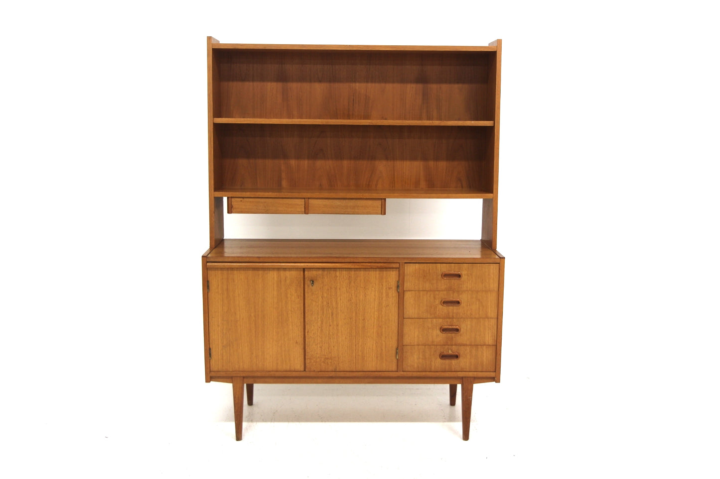 Libreria credenza 119x163cm teak danese anni 60 | sw29062