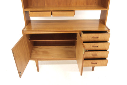 Libreria credenza 119x163cm teak danese anni 60 | sw29062