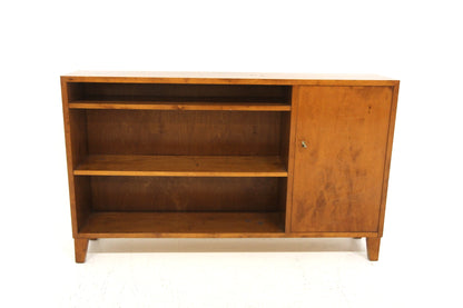 Libreria bassa 125cm betulla svedese anni 30 | sw29073