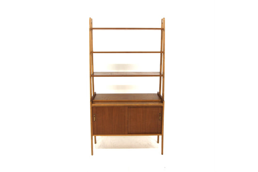 Libreria teak quercia design danese vintage anni 50 | sw29114
