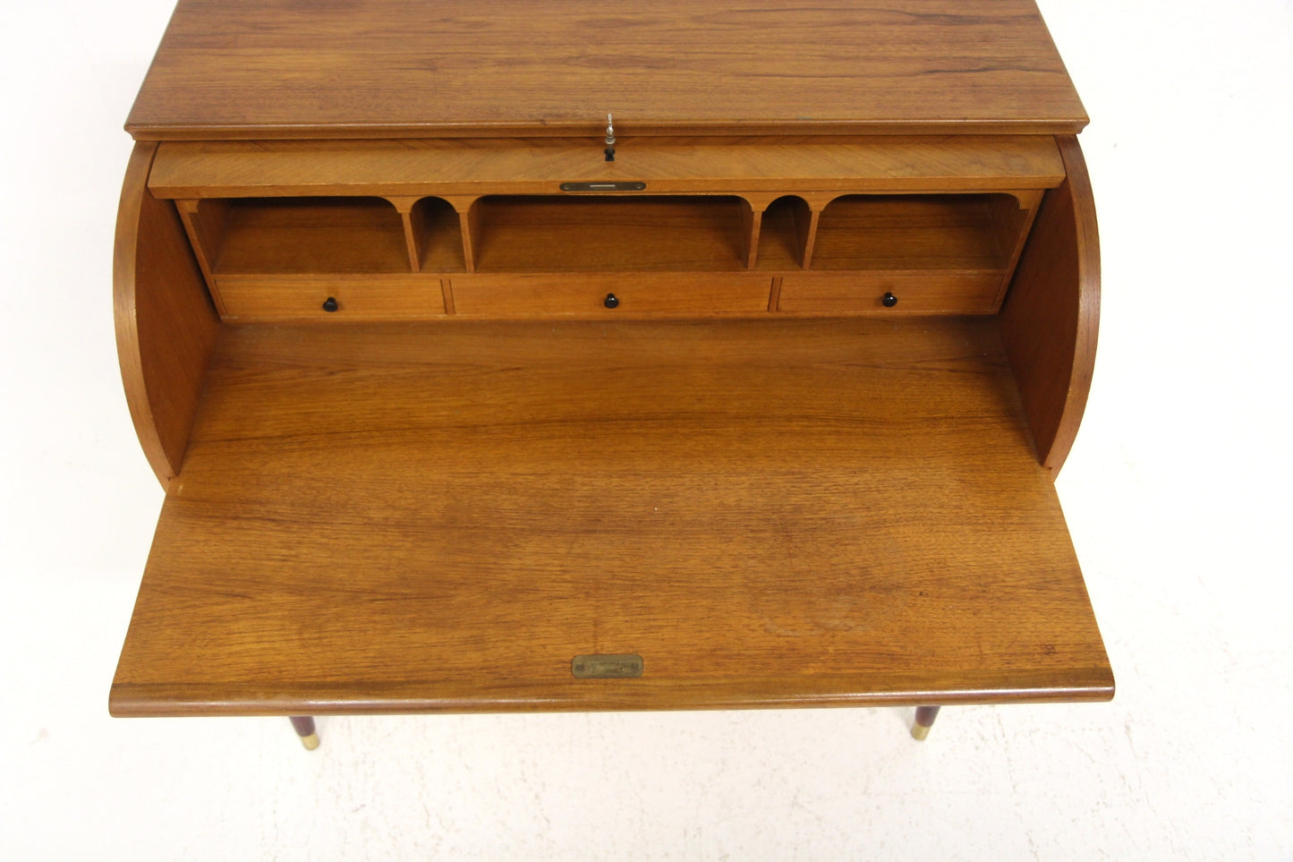Scrittoio tondo Bröderna Gustafssons Träindustri design svedese anni 50 | sw29115