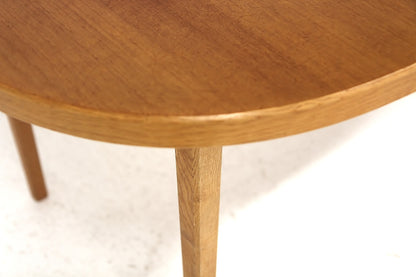 Tavolo ovale Mod. Reno Bertil Fridhagen design danese anni '60 | teak | 98sw29118
