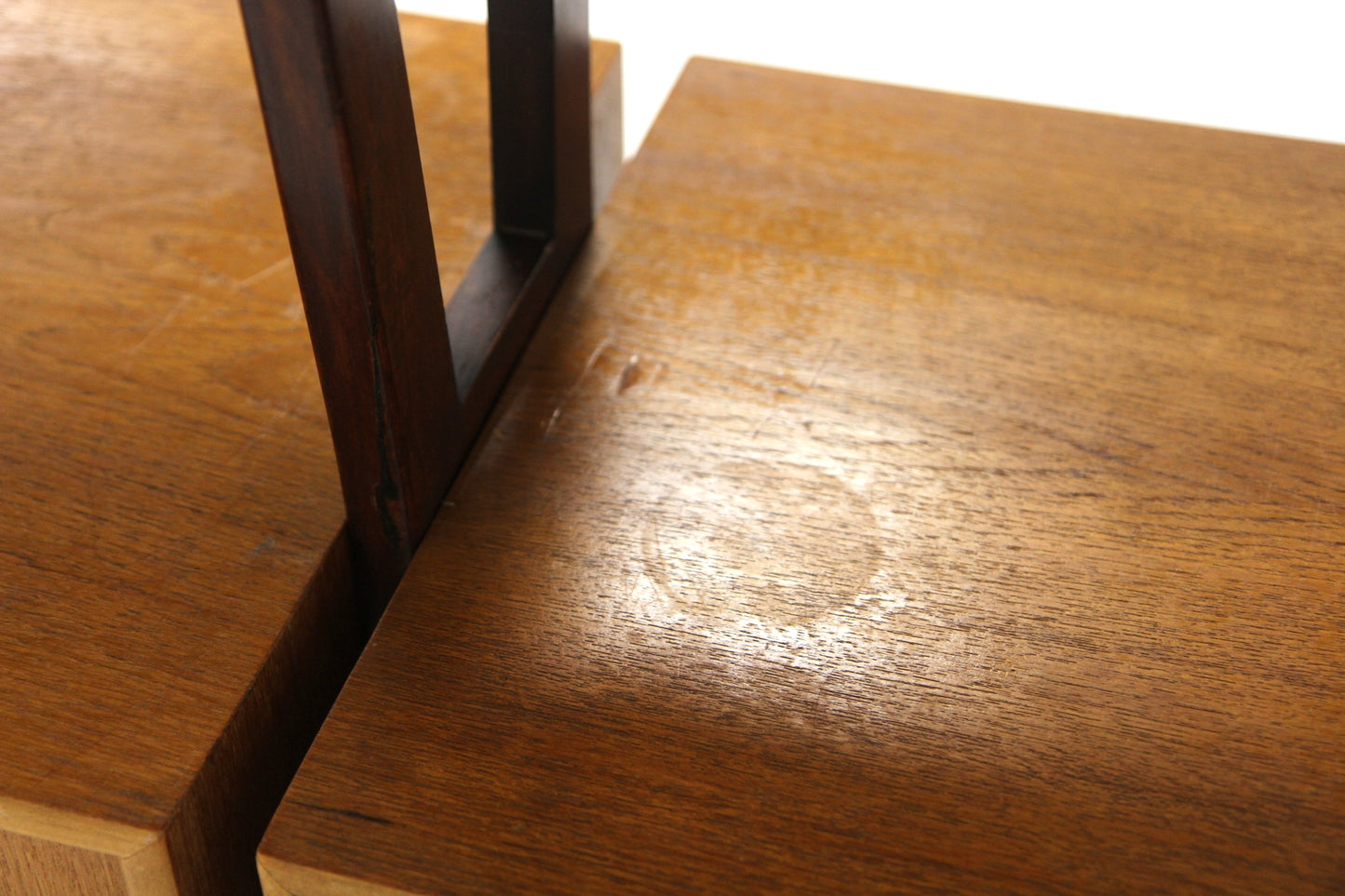 Libreria doppia teak faggio design danese vintage anni 50 | sw29119