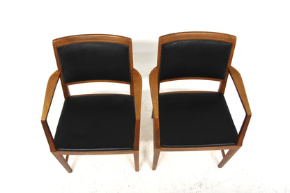 Set 2 Sedie con braccioli Bertil Fridhagen design svedese vintage anni 50 | sw29124