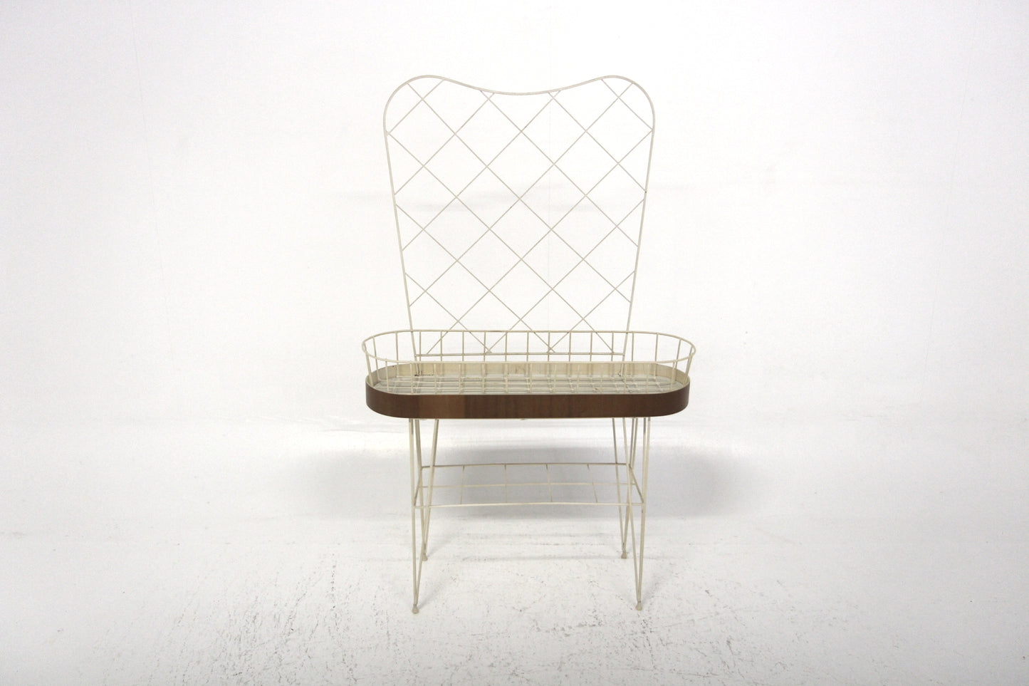 Fioriera mogano design svedese vintage anni 50 | sw29139