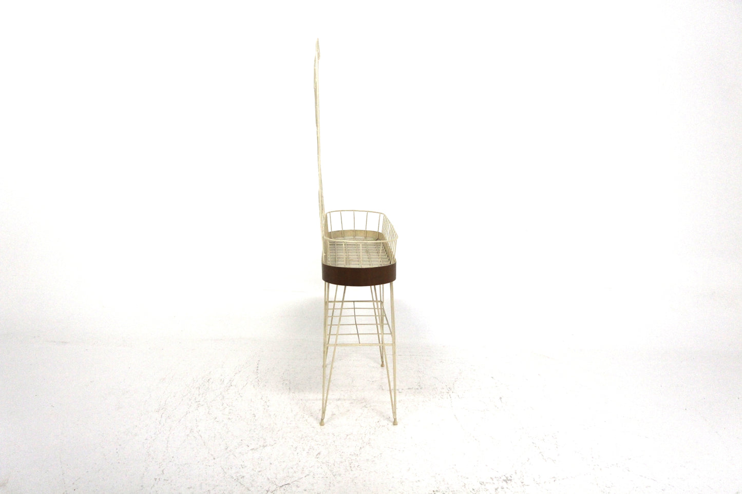 Fioriera mogano design svedese vintage anni 50 | sw29139
