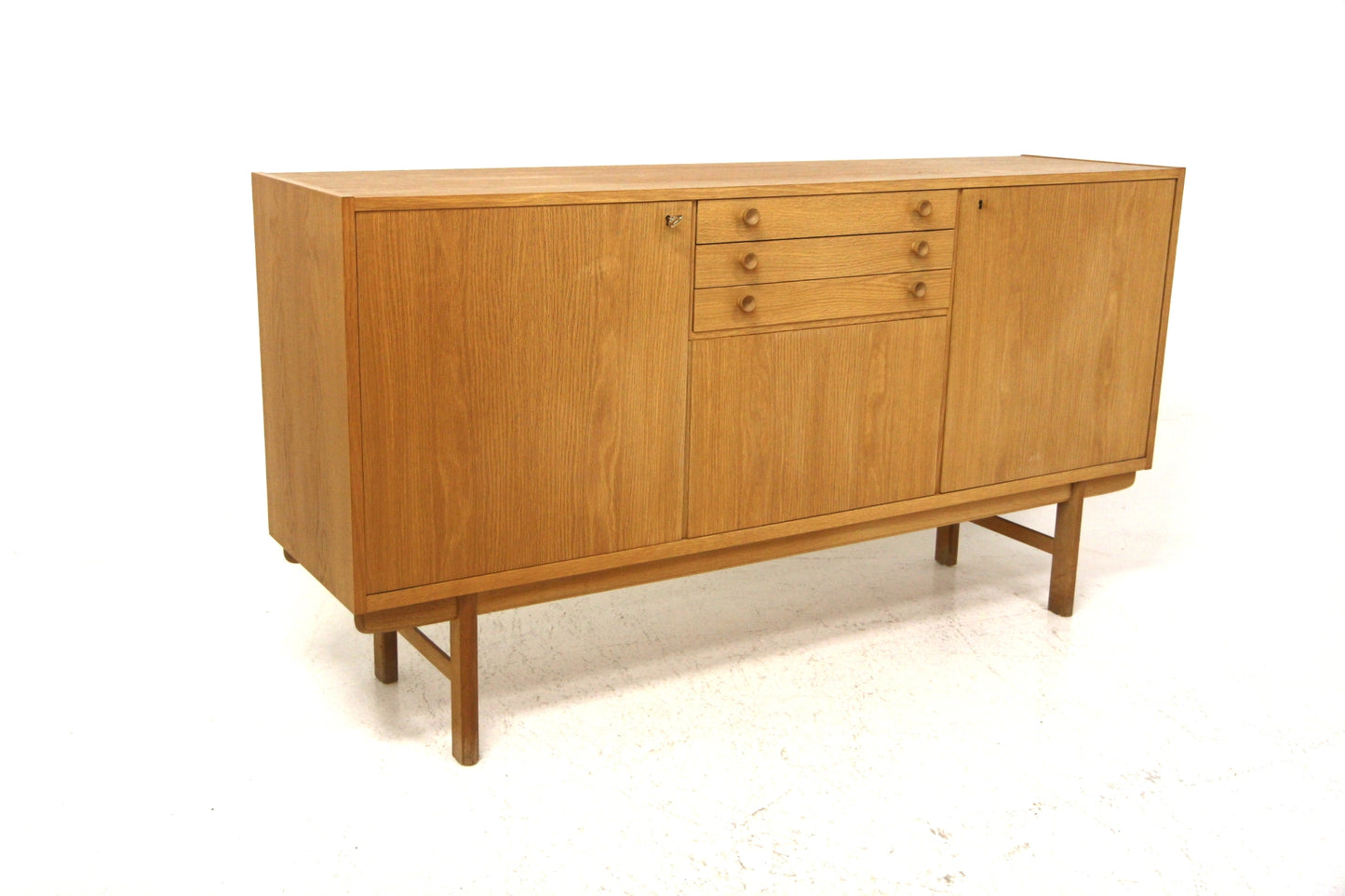Sideboard quercia design svedese vintage anni 60 | sw29152
