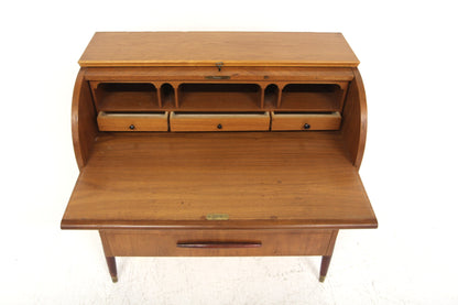 Scrittoio tondo Bröderna Gustafssons Träindustri design svedese anni 50 | sw29174