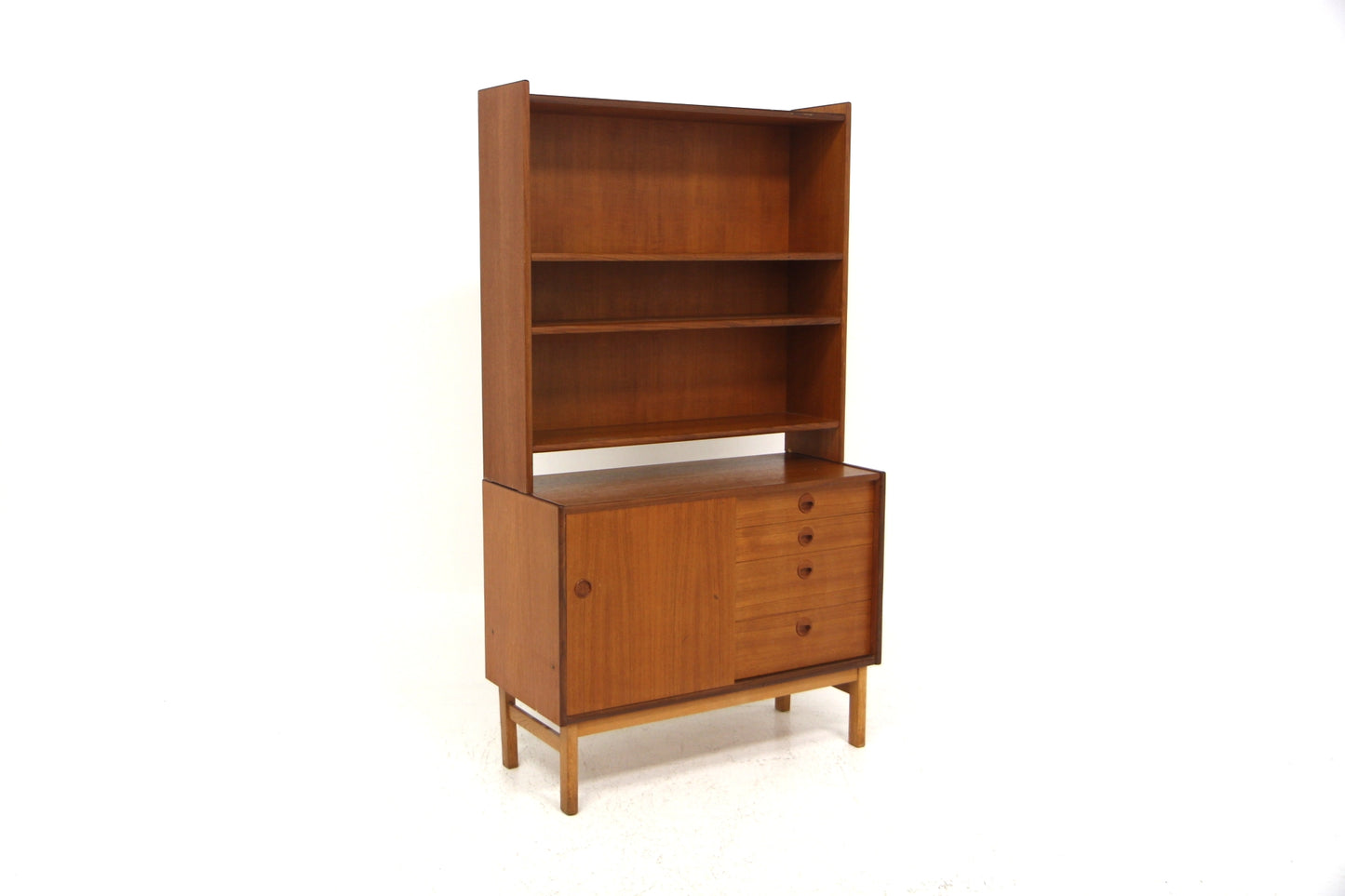 Libreria teak quercia design danese vintage anni 60 | sw29177