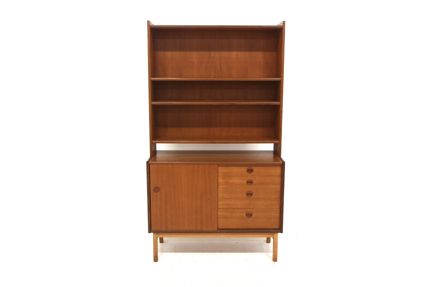 Libreria teak quercia design danese vintage anni 60 | sw29177