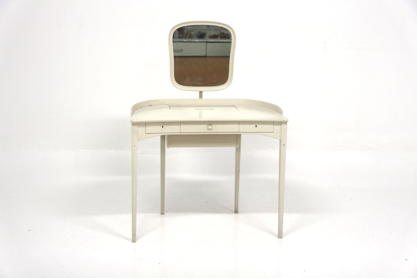 Toletta bianca Carl Malmsten design svedese vintage anni 60 | sw29216