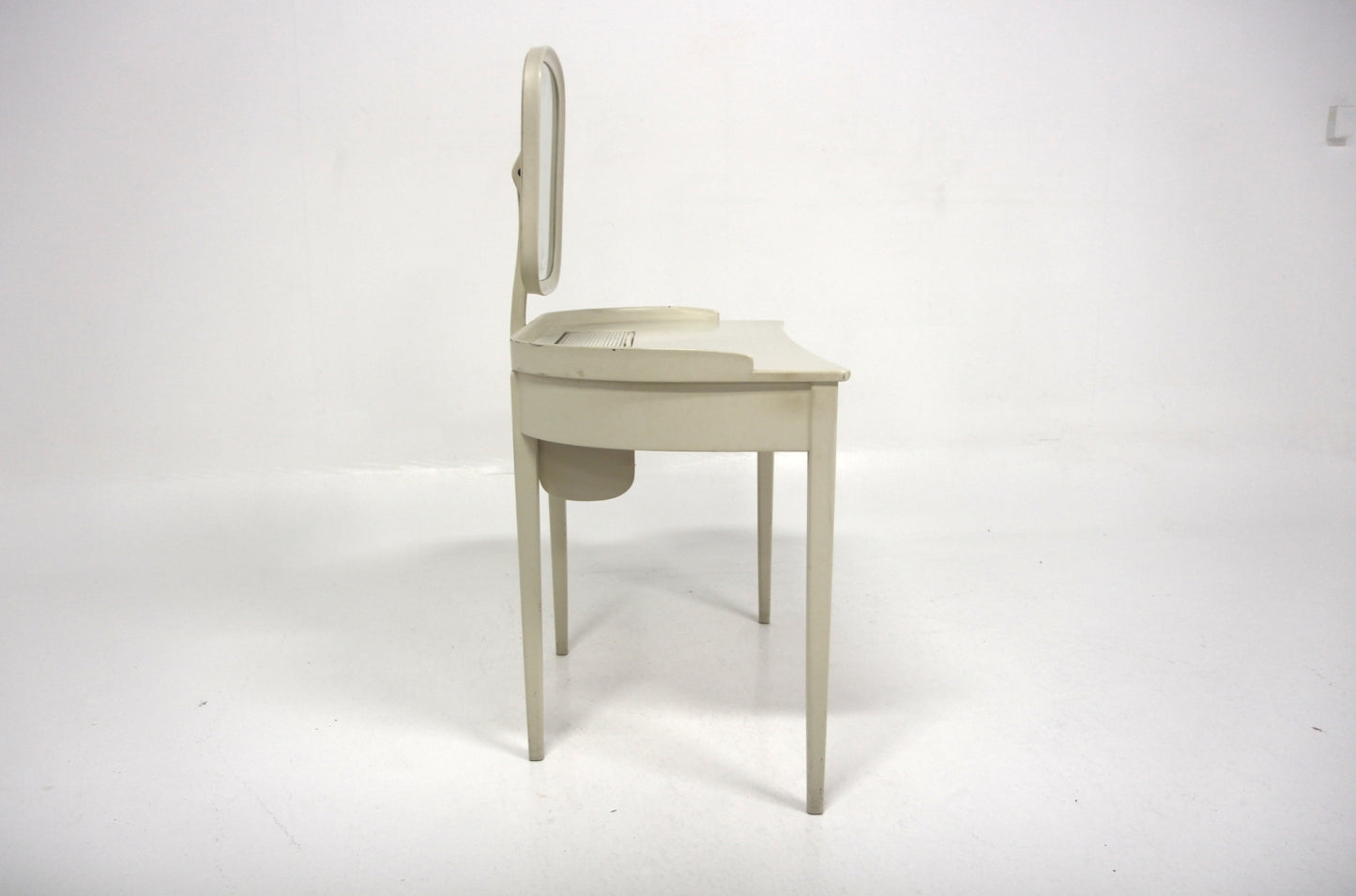 Toletta bianca Carl Malmsten design svedese vintage anni 60 | sw29216