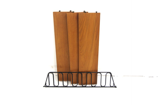 Libreria muro design svedese vintage anni 50 teak | sw29217
