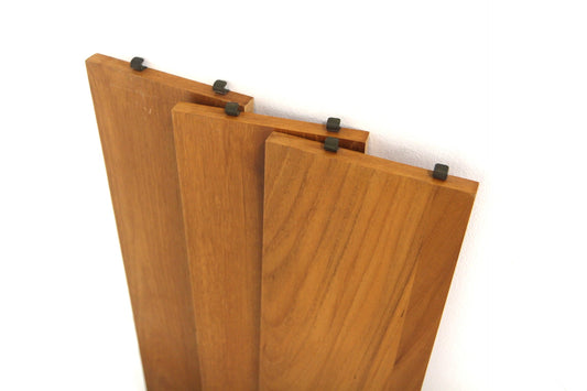 Libreria muro design svedese vintage anni 50 teak | sw29217