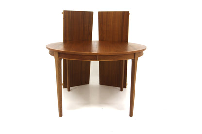 Tavolo rotondo Ø 115cm noce svedese vintage 1960 | sw29233