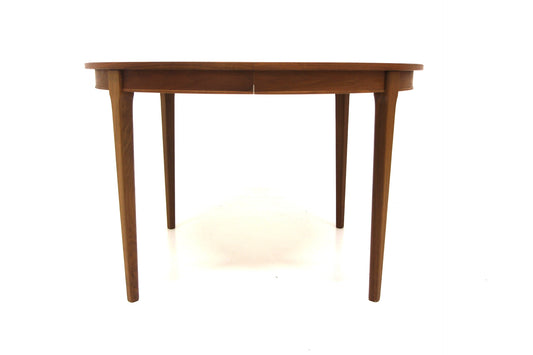 Tavolo rotondo Ø 115cm noce svedese vintage 1960 | sw29233