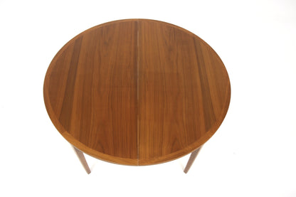 Tavolo rotondo Ø 115cm noce svedese vintage 1960 | sw29233