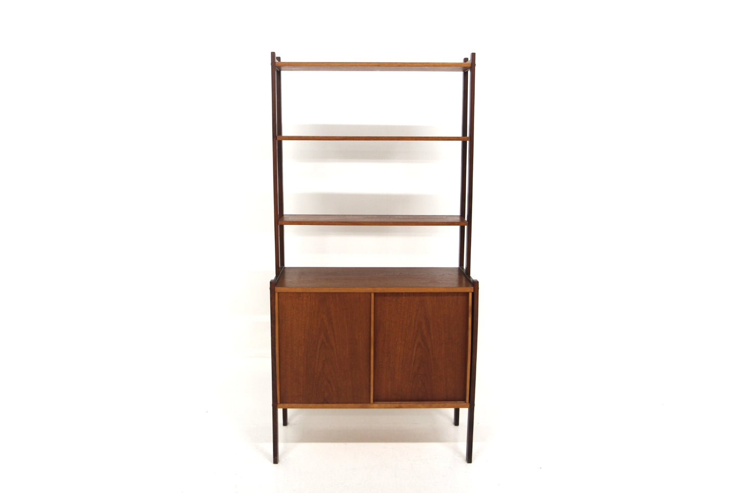 Libreria 80x162 design danese 1950 teak | sw29245