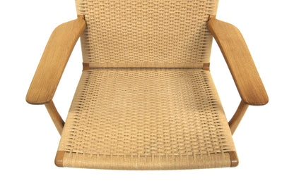 Poltrona CH25 HJ Wegner design svedese vintage 1950 | sw29283